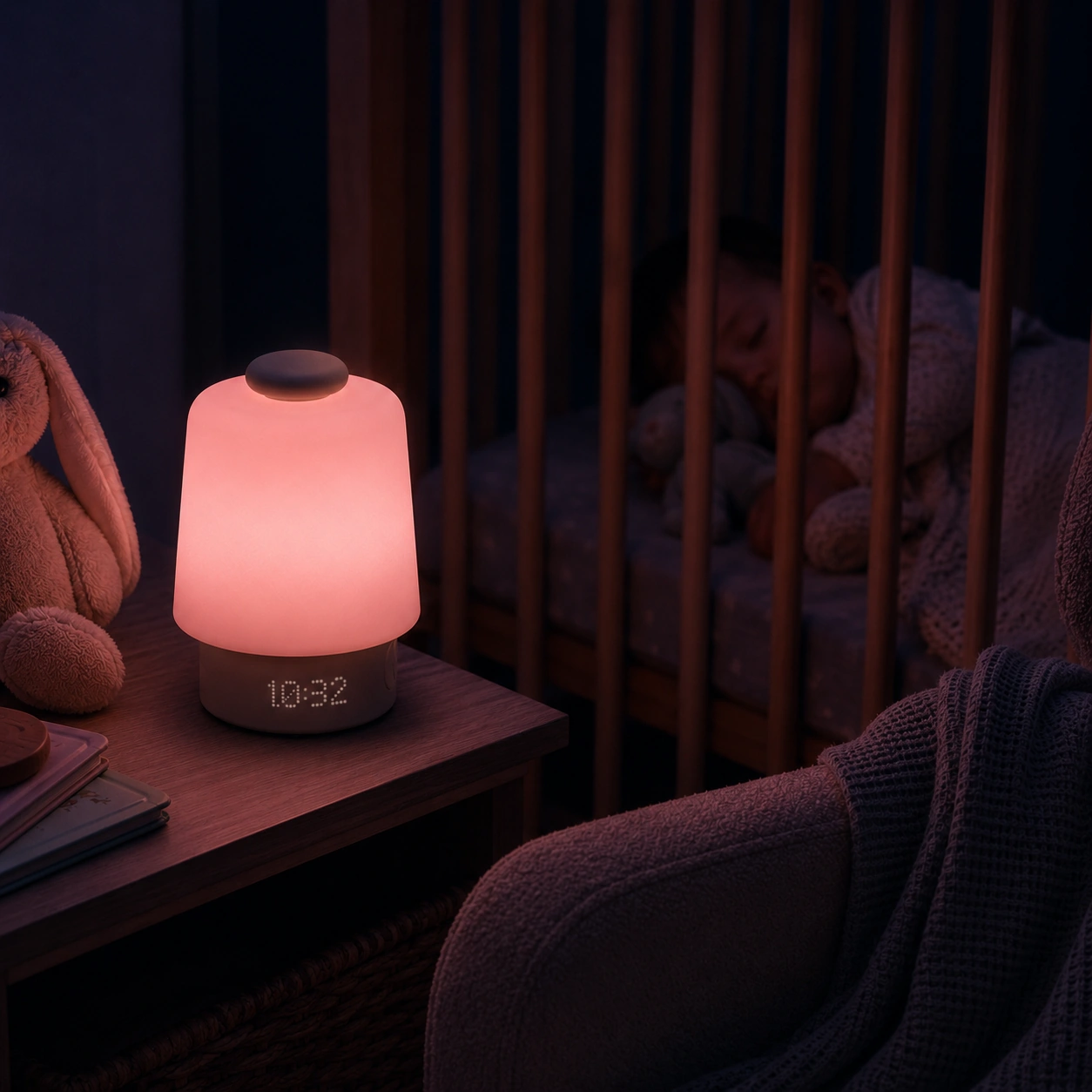 Hatch Baby gentle light cue for toddler bedtime and wake routines